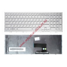 Клавиатура для ноутбука Sony Vaio VPC-EE VPCEE белая