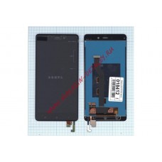 Дисплей (экран) в сборе с тачскрином для Xiaomi Mi Note черный