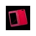 Чехол из эко – кожи X-Fitted Anti-Peeping для Apple iPhone 6, 6s раскладной с окошком, розовый