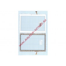 Сенсорное стекло (тачскрин) DP101166-F4 белое