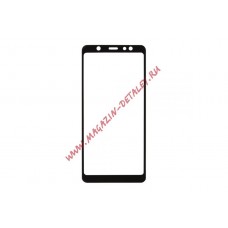 Защитное стекло с рамкой"LP" для Samsung Galaxy A6+ 2018 Tempered Glass 0,33 мм 9H (черное)