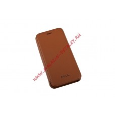 Чехол из эко – кожи Smart Cover BELK для Apple iPhone 6, 6s раскладной, коричневый