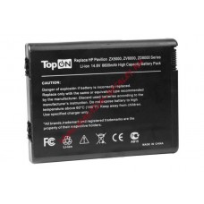Аккумуляторная батарея TOP-ZV5000H для ноутбуков HP nx9100 Pavilion ZX5000 ZV5000 Compaq Presario 14.8V 6600mAh TopON