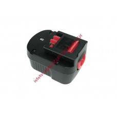 Аккумулятор для BLACK&DECKER (p/n: A12, A12E, A12EX, A12-XJ, FS120B, FSB12, HPB12) 1.5Ah 12V Ni-Cd