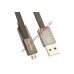 USB кабель REMAX Strive 2 in 1 Cable RC-042t для Apple 8 pin, Micro USB черный