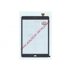 Сенсорное стекло (тачскрин) для Samsung Galaxy Tab A 9.7 SM-T550 черное