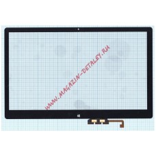 Сенсорное стекло (тачскрин) для Acer Aspire r7-572 r7-572g 15.6" черное 41.1156404.206