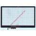 Сенсорное стекло (тачскрин) для Acer Aspire r7-572 r7-572g 15.6" черное 41.1156404.206
