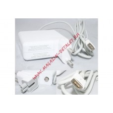 Блок питания (сетевой адаптер) ASX для ноутбуков Apple Macbook 60W 16.5V 3.65A Magsafe
