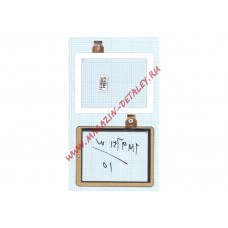 Сенсорное стекло (тачскрин) для Texet TM-8041hd белый