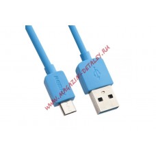 USB кабель REMAX RC-06m Light Series 1M Cable Micro USB синий