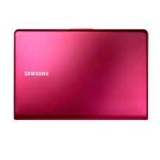 Крышка в сборе с матрицей для ноутбука Samsung NP535U3C-A06  розовая