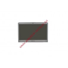 Крышка в сборе с матрицей для ноутбука Samsung NP530U3C-A02RU серебристая
