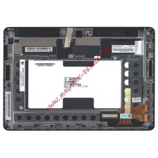 Дисплей (экран) в сборе (матрица HSD101PWW1-G00 + сенсор) для Asus MeMo Pad Smart 10 ME301T ME301 с рамкой