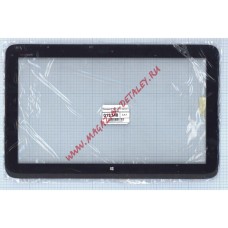 Сенсорное стекло (тачскрин) для HP Split x2 13 черный с рамкой