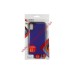 Защитная крышка "LP" для iPhone X "Термо-радуга" фиолетовая-розовая (европакет)