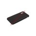Защитная крышка "LP" для iPhone X "Термо-радуга" черная-голубая (европакет)