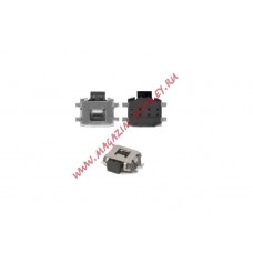 Кнопка включения Sony Ericsson K500i, K700i, W800i, T610, T630 4-х контактная, маленькая