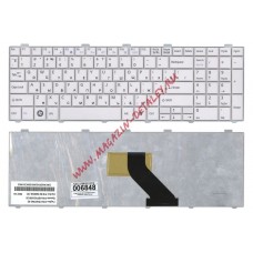 Клавиатура для ноутбука Fujitsu LIFEBOOK AH530 AH531 NH751 белая