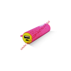 Внешняя аккумуляторная батарея AI-TUBE P 3100mAh (11Wh) розовая Amperin