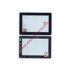Сенсорное стекло (тачскрин) для Asus Padfone 2 Station 5273N FPC-1 черное с рамкой