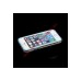 Bumpers для iPhone 5/5s/SE (прозрачный с голубой вставкой)