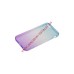 Силиконовая крышка LP для Apple iPhone 5, 5s, SE градиент фиолетовый, голубой, коробка