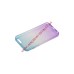 Силиконовая крышка LP для Apple iPhone 5, 5s, SE градиент фиолетовый, голубой, коробка
