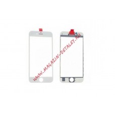 Стекло+рамка+клей OCA Apple iPhone 6S белый