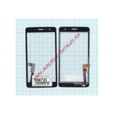 Сенсорное стекло (тачскрин) LG Max X155 черное