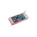 Bumpers для iPhone 5/5s/SE (прозрачный с розовой вставкой)