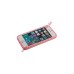 Bumpers для iPhone 5/5s/SE (прозрачный с розовой вставкой)