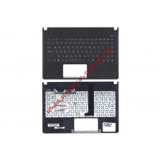 Клавиатура (топ-панель) для ноутбука Asus X401 черная