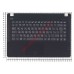 Клавиатура (топ-панель) для ноутбука Asus X451 X451CA черная