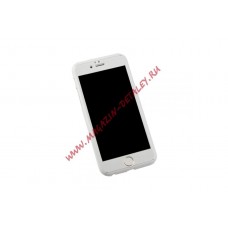 Защитная крышка 360º + стекло для iPhone 6, 6s белая