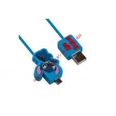 USB Дата-кабель мультяшный "Stitch" Micro USB (коробка)
