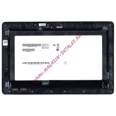 Дисплей (экран) в сборе (матрица B101XAN02.1 + тачскрин 1010) для ASUS Transformer Book T100 черный с рамкой