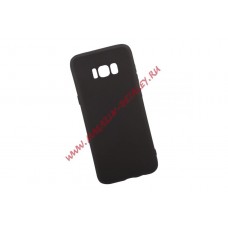 Чехол силиконовый "LP" для Samsung Galaxy S8 Plus TPU (черный непрозрачный) европакет