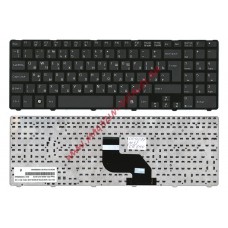 Клавиатура для ноутбука MSI CR640 CX640 DNS 0123257, 0123259 и т.д. черная с рамкой
