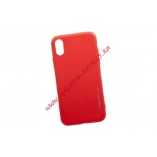 Силиконовый чехол K-DOO Q-Series для Apple iPhone X красный