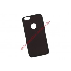 Защитная крышка "LP" для iPhone 6 Plus/6s Plus "Термо-радуга" коричневая-розовая (европакет)