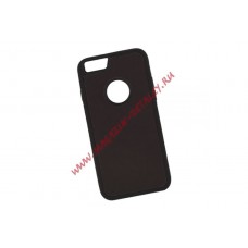 Защитная крышка "LP" для iPhone 6/6s "Термо-радуга" коричневая-розовая (европакет)