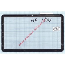 Сенсорное стекло (тачскрин) для HP Pavilion 15N черное