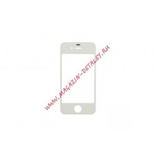 Стекло для Apple iPhone 4, 4S белое