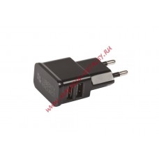 Блок питания (сетевой адаптер) LP с USB выходом 2,1А компакт, черный, европакет