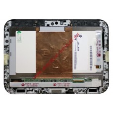 Дисплей (экран) в сборе с тачскрином B101EW05 v.0 для Lenovo IdeaPad K1 черный с рамкой