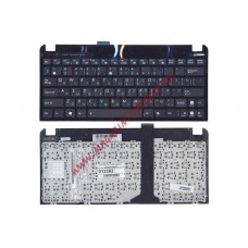 Клавиатура для ноутбука Asus Eee 1015 x101 черная с черной рамкой