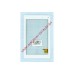 Сенсорное стекло (тачскрин) 070367-01A-V1 белый VER.2  с рамкой