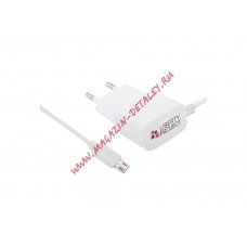 Блок питания (сетевой адаптер) LP Micro USB 1A коробка, белый