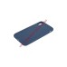 Силиконовый чехол "LP" для iPhone X "Silicone Dot Case" (синий/коробка)
